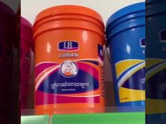 5 galões 20L balde de plástico redondo material PP logotipo personalizado