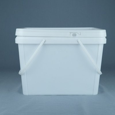 cubeta plástica do quadrado 20kg personalizada para a anti pintura de pedra