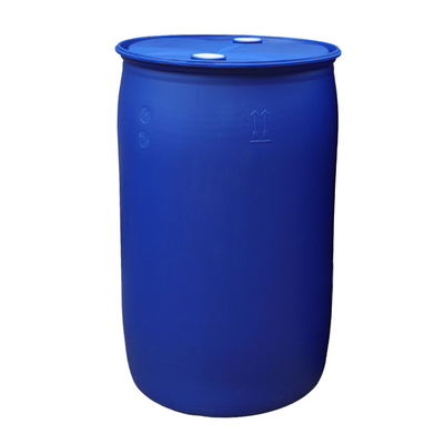 Cilindro plástico branco do tambor do produto comestível 200L com a tampa do parafuso para o armazenamento