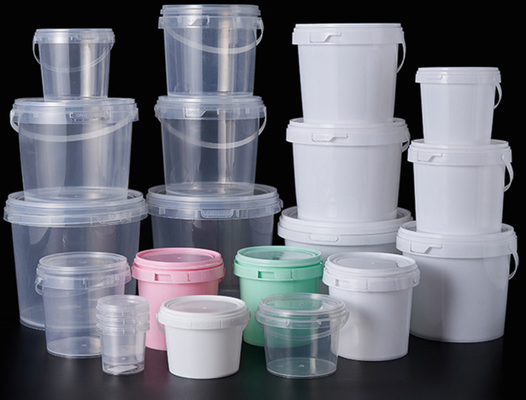 Balde com tampa Balde de plástico para alimentação para impressão IML ou transferência térmica ou serigrafia