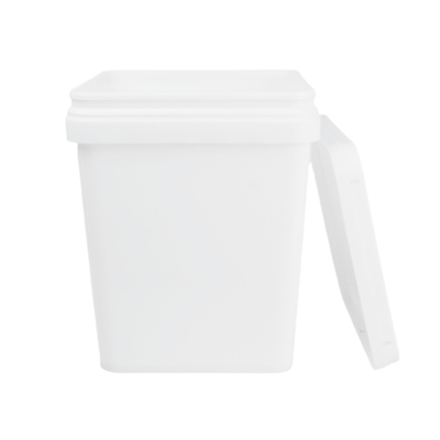 Resistência Química Sim Balde Quadrado de Plástico para Impressão IML ou Transferência Térmica ou Serigrafia