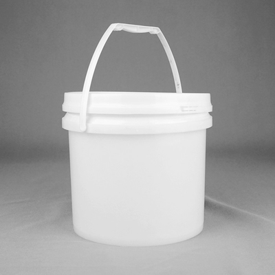 Pintura de parede 3.5L uma cubeta plástica redonda do galão com punhos