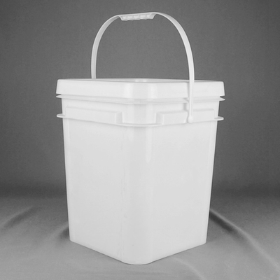 A grande cubeta quadrada de 18 litros personalizou a cor para a indústria de pintura
