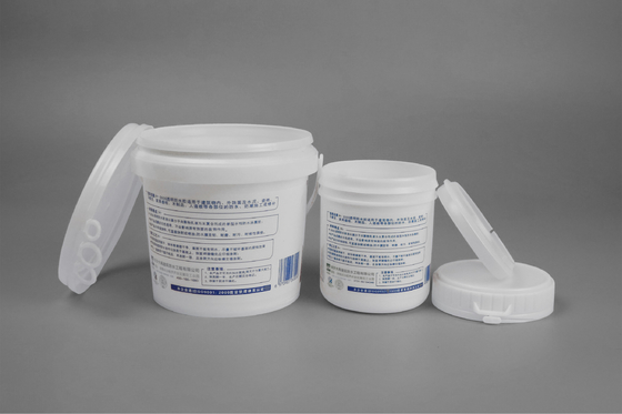 pintura plástica Pail White Color da cubeta plástica do produto comestível de 33oz 1L
