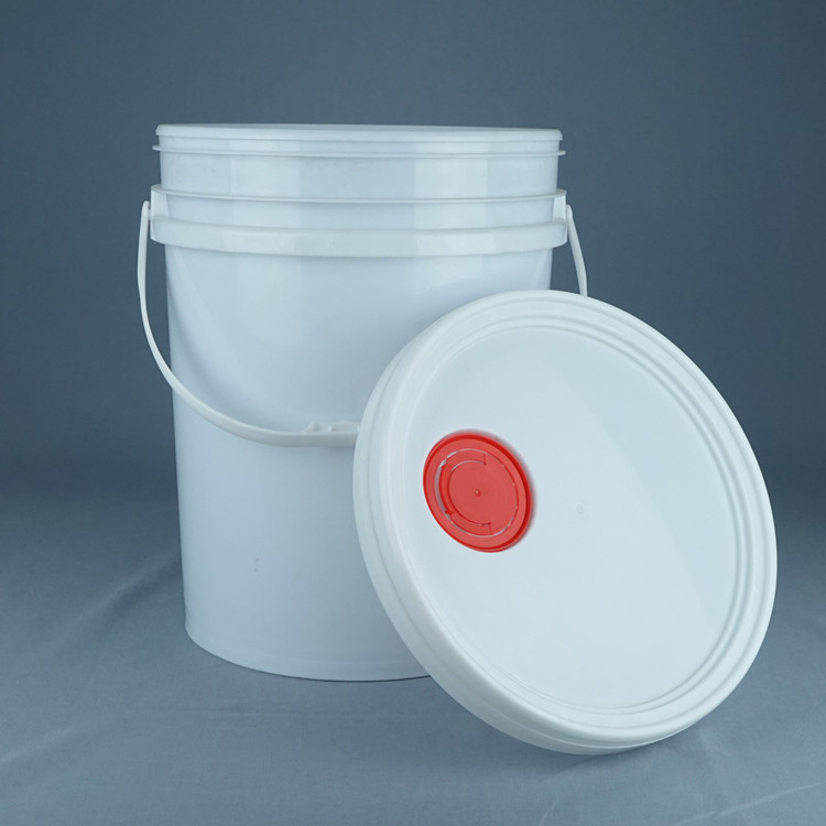 5L peso de pintura plástico branco do jarro 1.2KG para projetos de decoração da casa