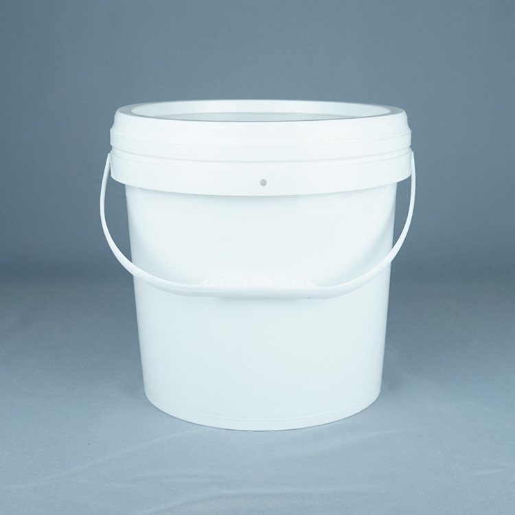 Impressão de precisão personalizada Balde de plástico de armazenamento de alimentos com transferência térmica IML / impressão de tela