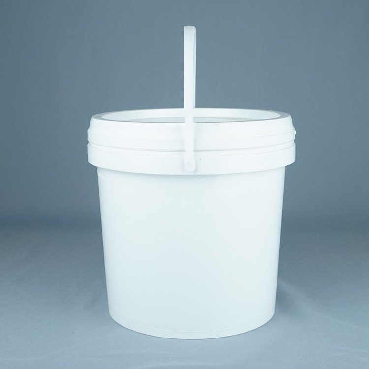Impressão de precisão personalizada Balde de plástico de armazenamento de alimentos com transferência térmica IML / impressão de tela