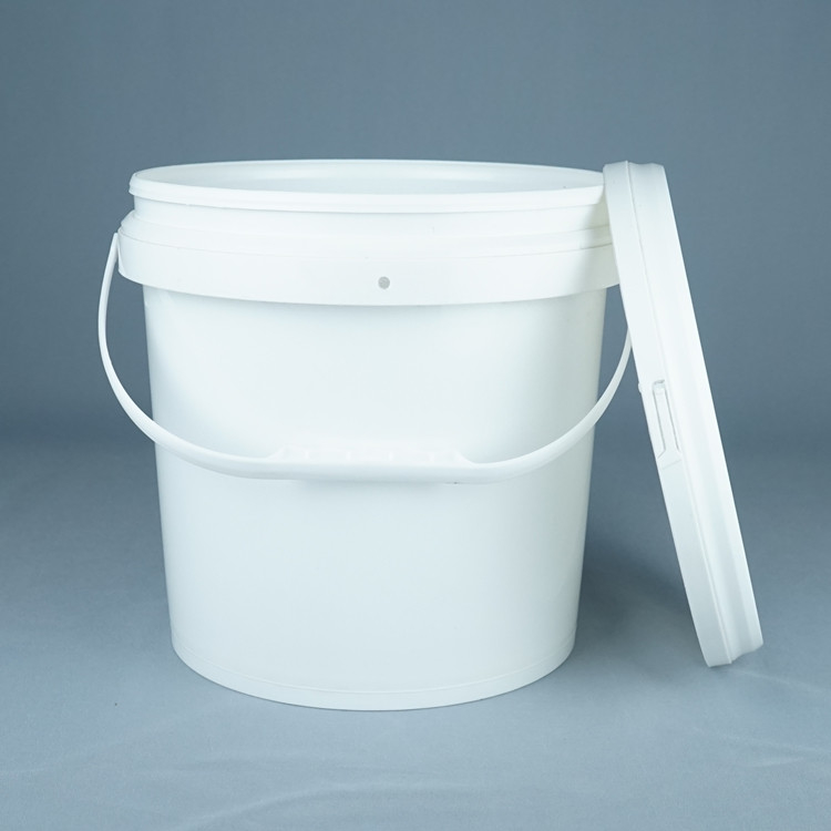 Impressão de precisão personalizada Balde de plástico de armazenamento de alimentos com transferência térmica IML / impressão de tela