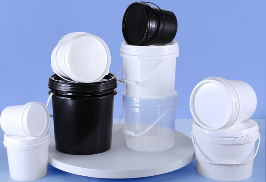 Cubeta plástica do armazenamento de PP/HDPE para o armazenamento do alimento com imprimir IML
