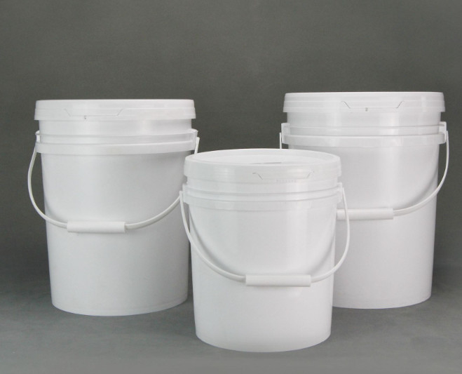 Balde redondo de armazenamento de produtos químicos com alça 0,2-35L Capacidade para aplicações industriais