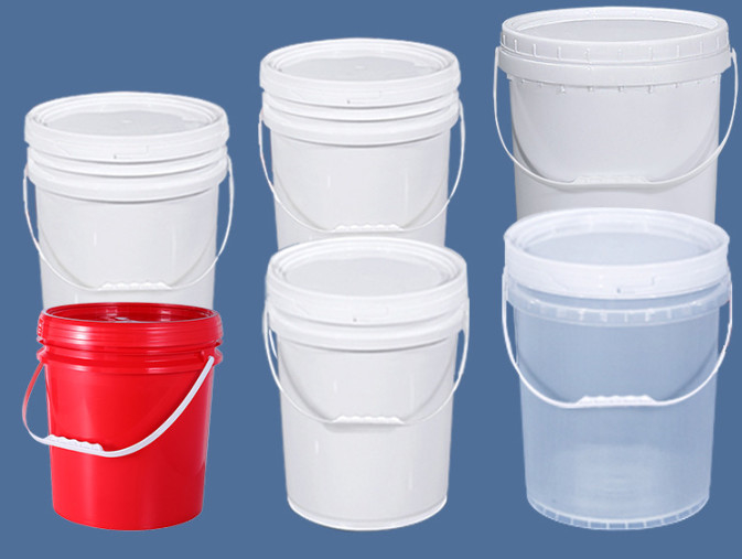 Armazenamento de lubrificantes industriais brancos pesados 20L Capacidade PP/HDPE Balde com característica