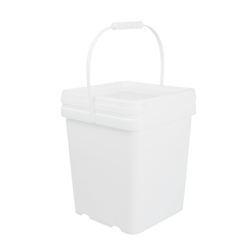 Resistência Química Sim Balde Quadrado de Plástico para Impressão IML ou Transferência Térmica ou Serigrafia