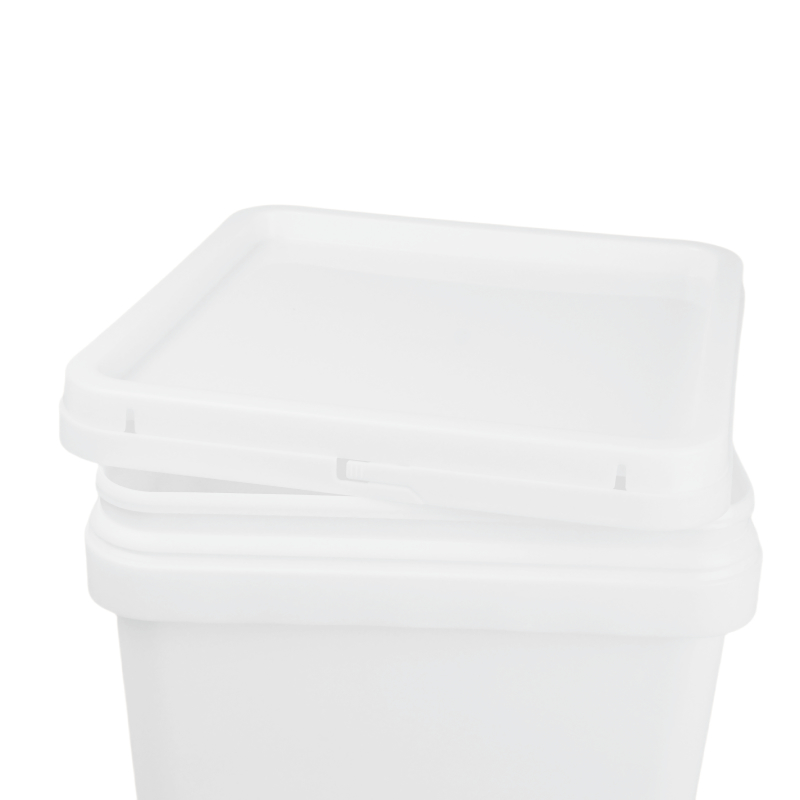 Resistência Química Sim Balde Quadrado de Plástico para Impressão IML ou Transferência Térmica ou Serigrafia