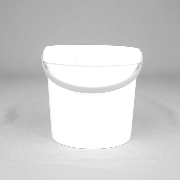 IML ou balde de plástico de transferência térmica de PP/HDPE com tampa para embalagens de alimentos