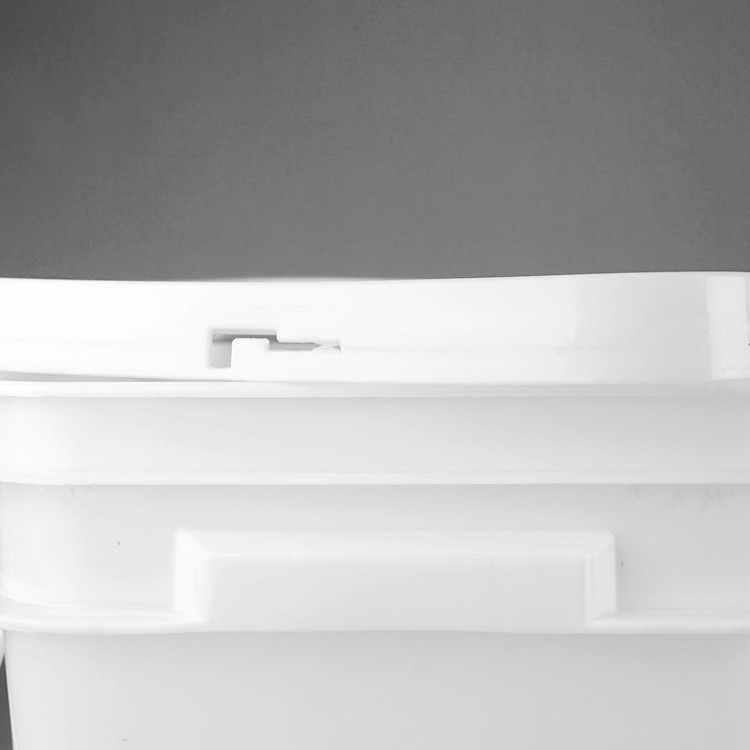 Resistência Química Balde Quadrado de Plástico 1,2 Kg para Brinquedos de Pintura de Grau Alimentar