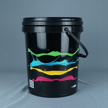 Balde plástico impresso do alimento para o armazenamento do alimento com impressão térmica de transferência ou da tela de IML