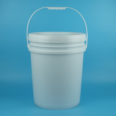 Barril de plástico americano redondo de 18 kg com tampa e alça