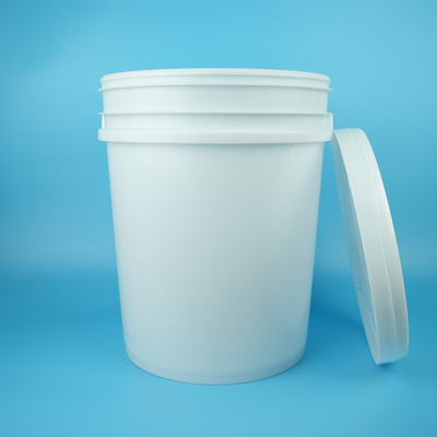 Barril de plástico americano redondo de 18 kg com tampa e alça