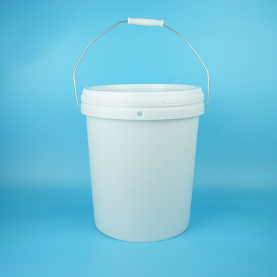 cubeta da película de plástico do produto comestível 15L com a correia da tampa e do braço