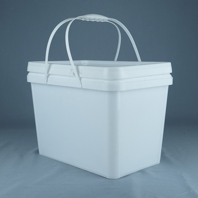cubeta plástica do quadrado 20kg personalizada para a anti pintura de pedra