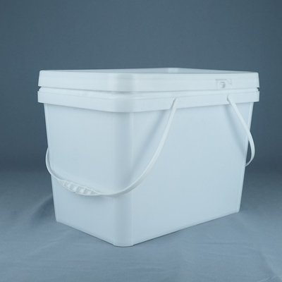 cubeta plástica do quadrado 20kg personalizada para a anti pintura de pedra