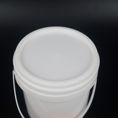 cubeta plástica do produto comestível 2L com tampa e punho