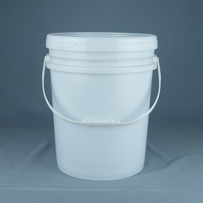 peso leve reciclável do cilindro plástico do círculo 18kg para a pintura de látex
