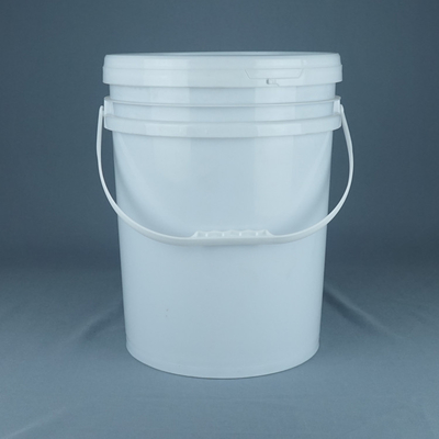Capa branca incluída no balde químico de PP/HDPE para impressão de tela de transferência térmica IML
