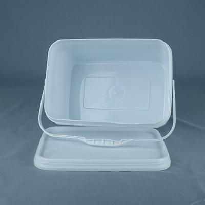 caixa de ferramentas retangular do produto comestível do recipiente do empacotamento 10kg plástico