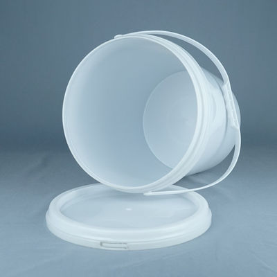 Cubeta plástica personalizada da pintura de 15 litros com tampa e punho