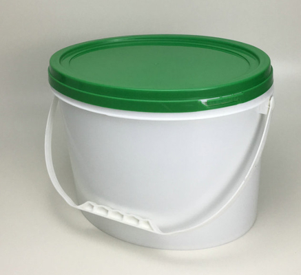 Cubeta oval plástica do produto comestível com IML ou impressão térmica de transferência ou da tela