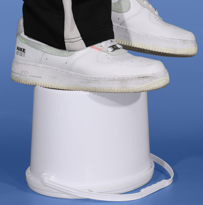 Balde de plástico oval personalizável - Perfeito e durável