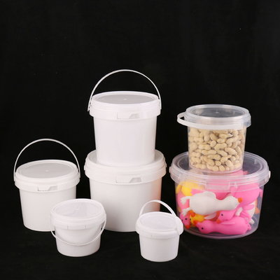 Impressão em tela de balde de qualidade alimentar de manuseio PP/HDPE disponível