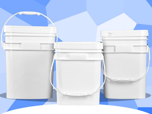 Consulte recipiente de plástico quadrado 1,2 kg adequado para várias indústrias