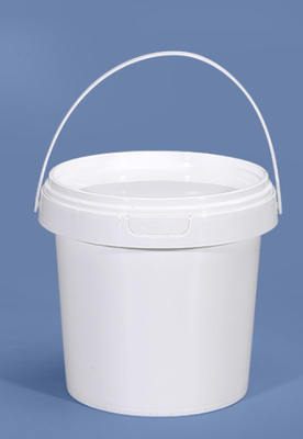 Impressão de tela Balde de plástico de alimentos leve com material PP / HDPE