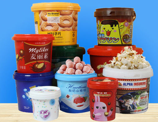 Armazenamento de alimentos Balde de plástico livre de BPA