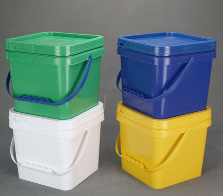 Contenedores de armazenamento de plástico à prova de vazamento, de qualidade alimentar, com tampa, recicláveis, resistentes aos raios UV