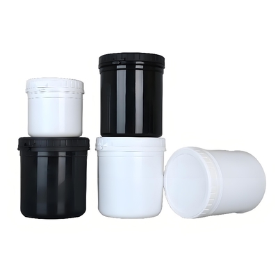 Jarros de plástico de volume de 1000 ml com tampa parafusada