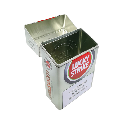 Logotipo de impressão personalizado em 4 cores Contenedor de lata metálica para marca e embalagem