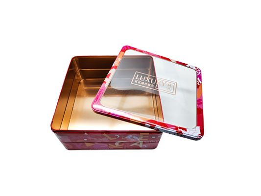 Pequena lata de lata decorativa durável e perfeita para suas soluções de embalagem