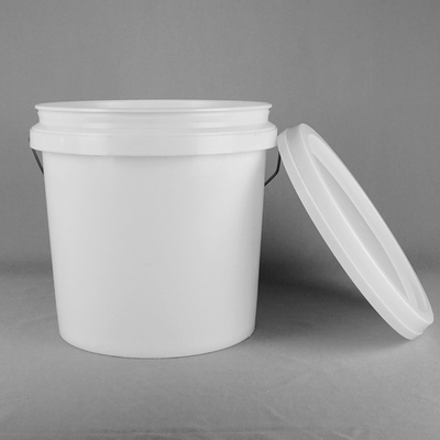 Cubeta plástica da cubeta 15L do adubo dos PP do produto comestível da aprovação ISO9001 com tampa