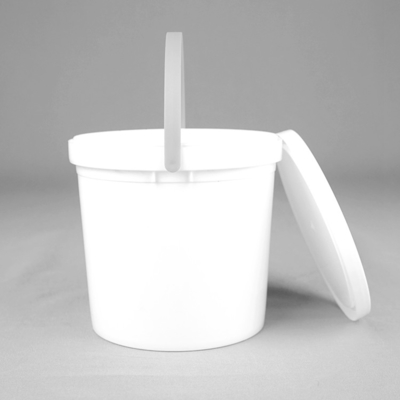 da cubeta grega vazia do iogurte de 1L 33oz cubeta plástica com o parafuso na tampa
