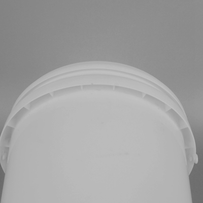 Vaso de pintura de plástico resistente com boca de verter