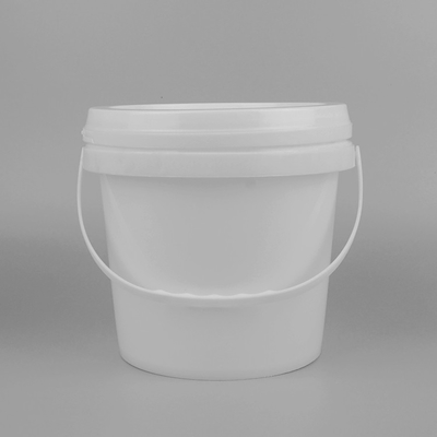 Vaso de pintura de plástico resistente com boca de verter