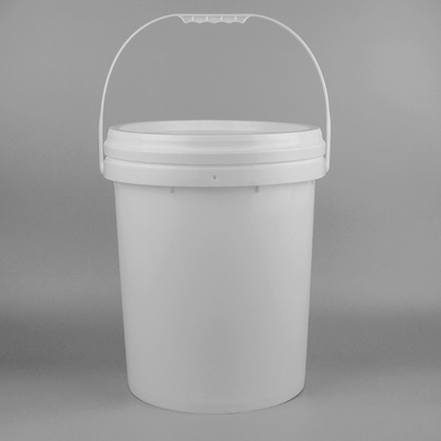Polipropileno livre de BPA cofre forte branco do alimento de 5 cubetas do galão para a pintura
