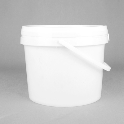 Cubeta plástica reciclável 6L do alimento com tampa e portátil