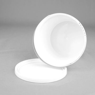 Balde branco de qualidade alimentar seguro e durável para armazenamento e transporte