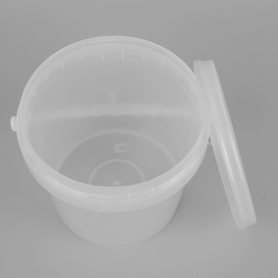 projeto plástico transparente vazio da cubeta IML de 12*11*12cm para a indústria alimentar
