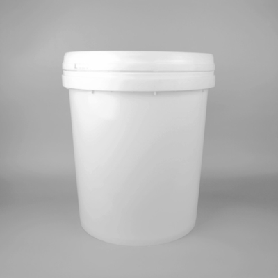 A cubeta feita sob encomenda IML da pintura do logotipo 25L projeta a grande capacidade para o líquido