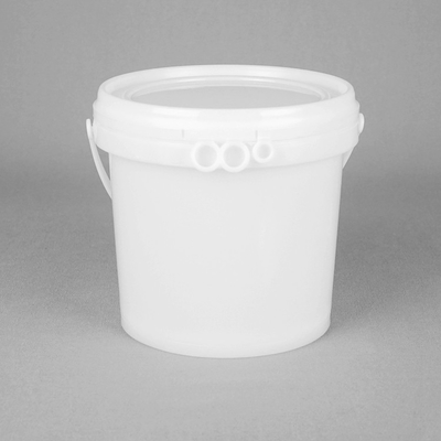 Pintura plástica Pail With Lid da indústria alimentar 33oz 1L, cubeta vazia do gelado